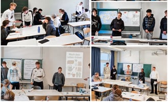 Die Schüler beim Workshop des VI Entrepreneurship 